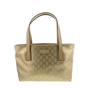 GUCCI Imprime Tote Bag Gold